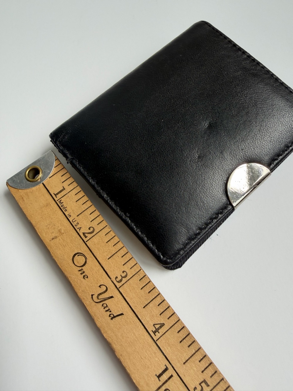 Mini Leather RFID Wallet Snap Black - Picture 6 of 6